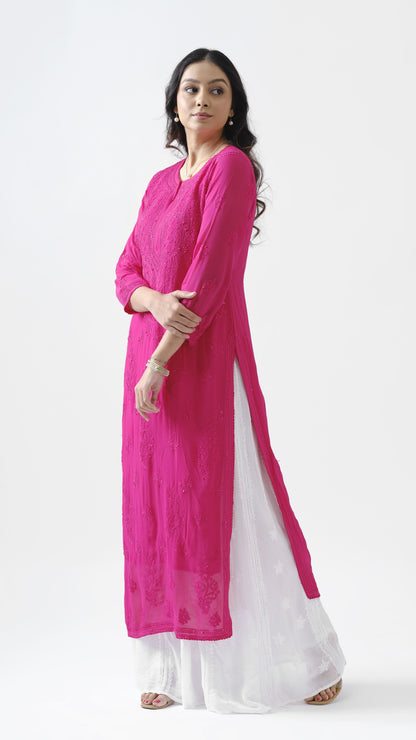 Viscose Georgette Straight Kurta