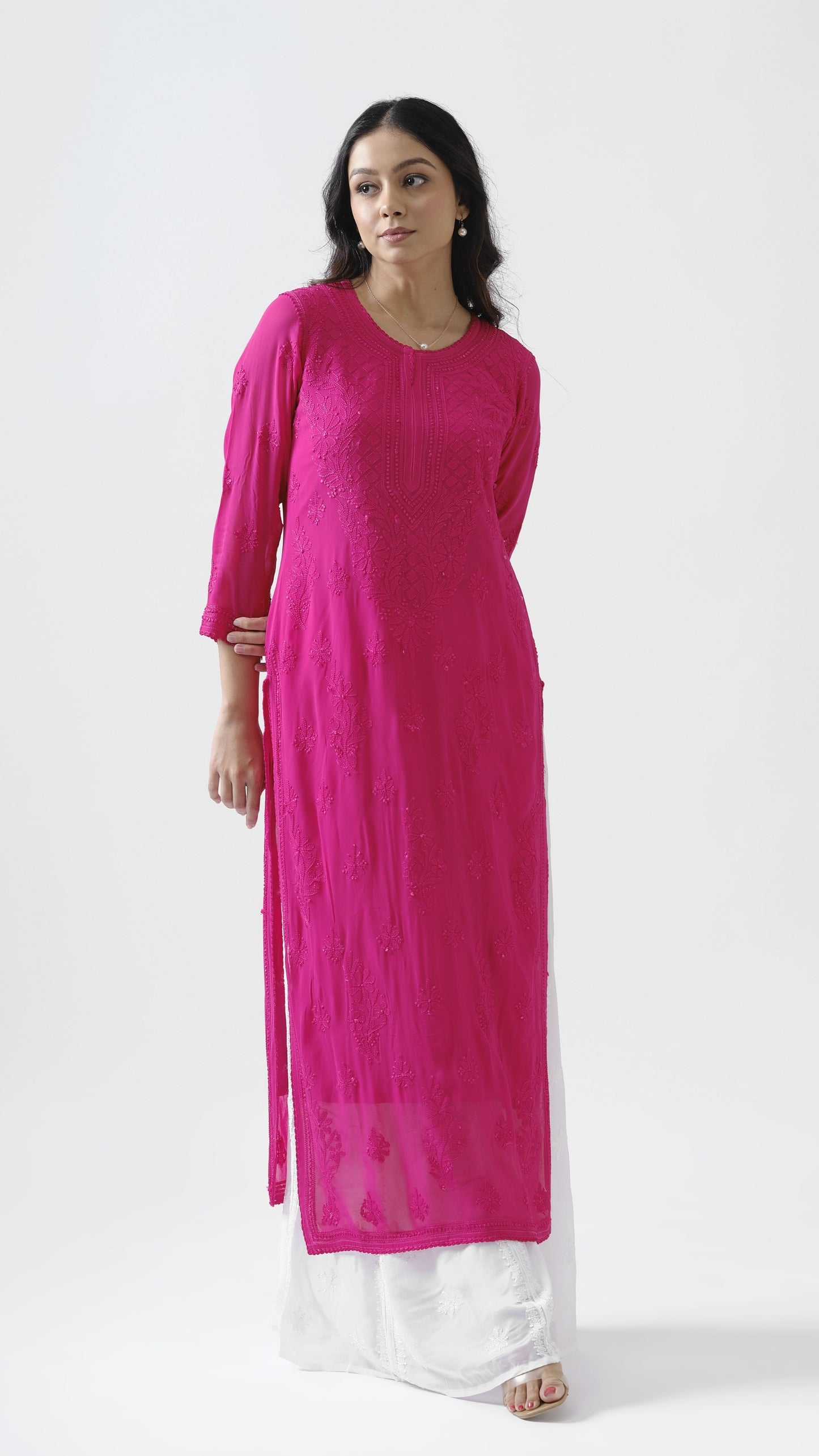 Viscose Georgette Straight Kurta