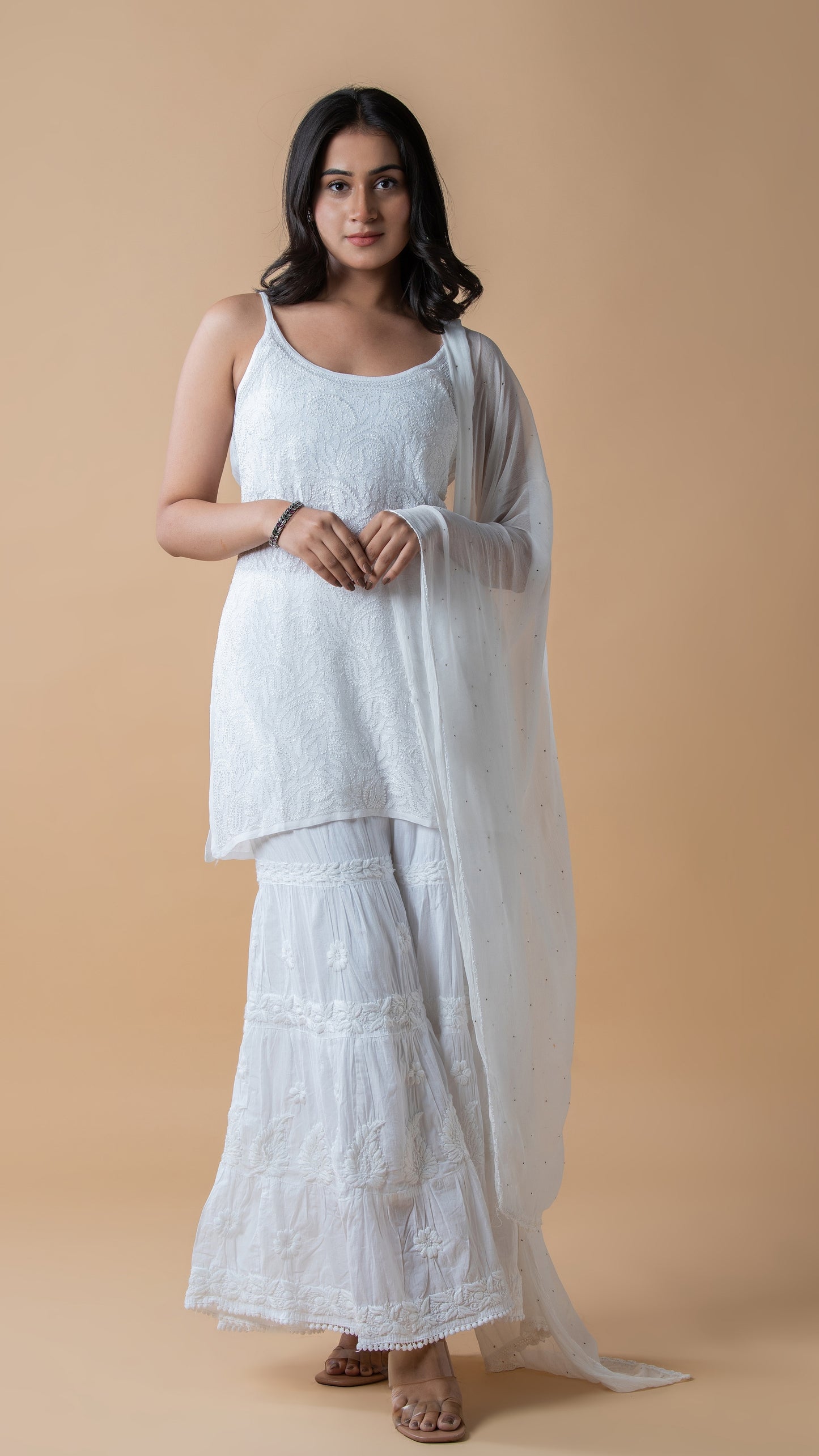 Short Kurta Palazzo Set