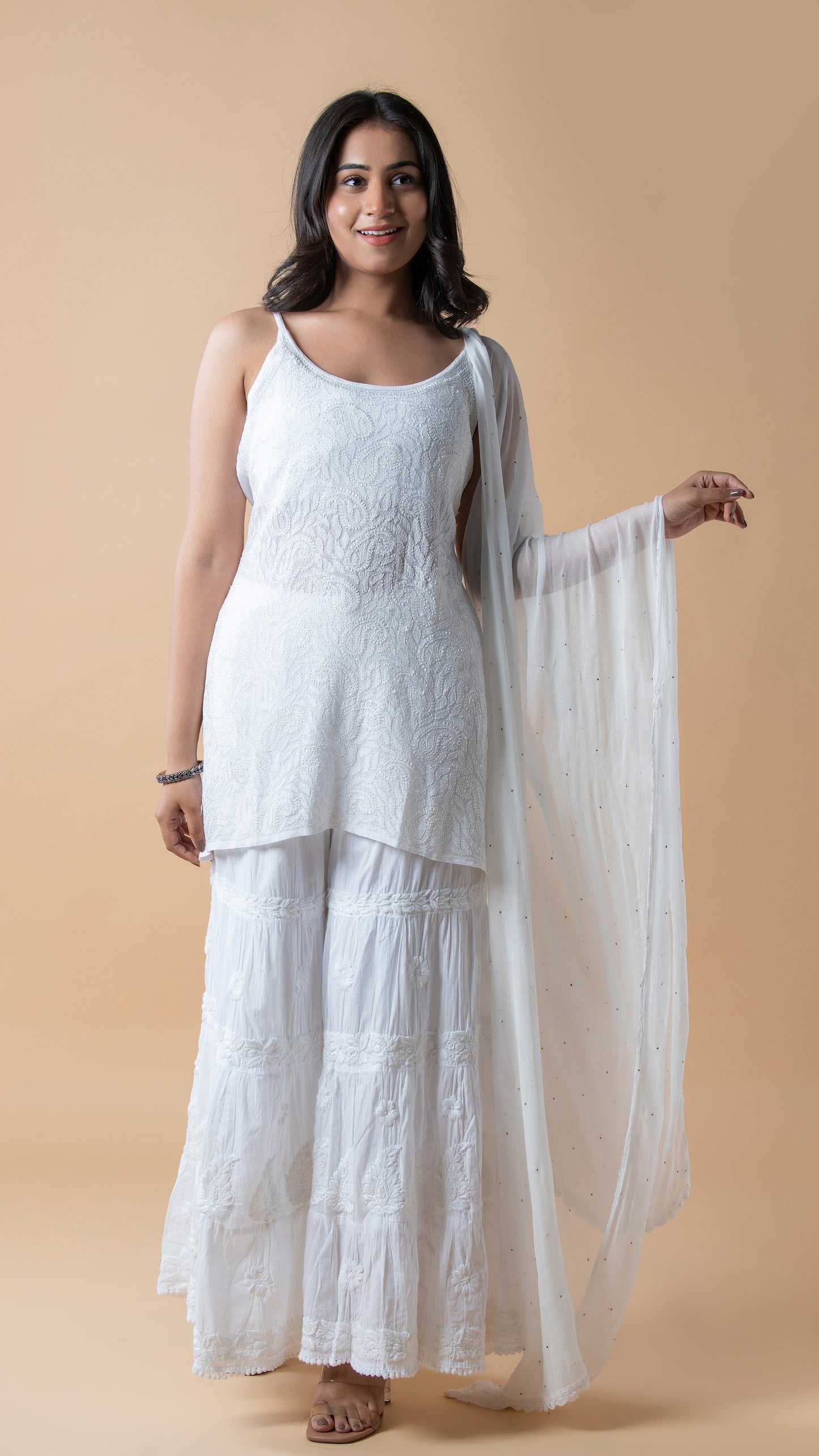 Short Kurta Palazzo Set