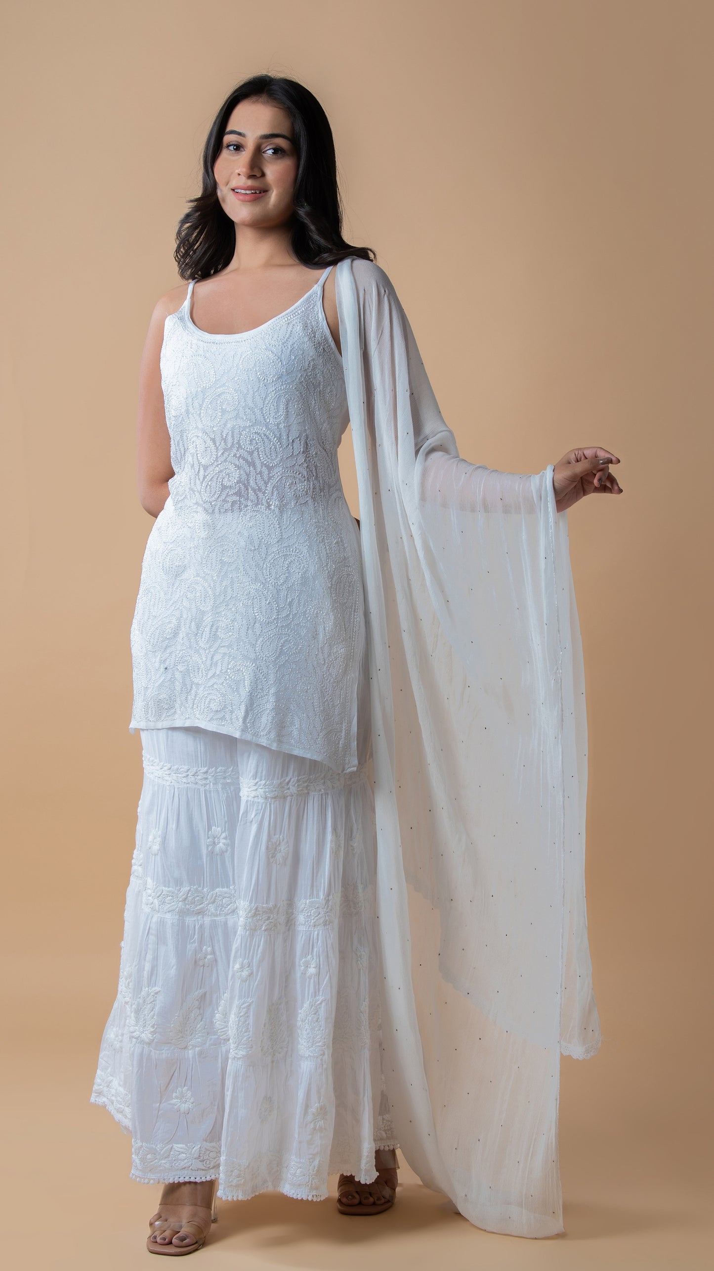 Short Kurta Palazzo Set