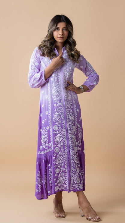 Ombre Muslin Tunic